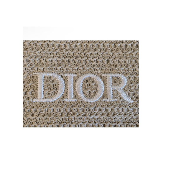 Christian Dior Parfums Large Straw/ Raffia Tote Bag GWP / VIP Gift New - Picture 4 of 8
